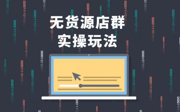 无货源店群实操玩法，蓝海选品的独特思路，店群软件操作方法（45节视频课）-绝版学习资料库