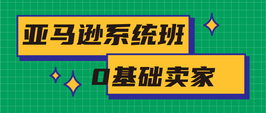 亚马逊系统班，专为0基础卖家量身打造，亚马逊运营流程与架构-绝版学习资料库