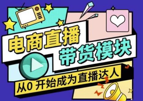 大鹏·电商直播带货课，系统学习直播带货各环节技巧和套路-绝版学习资料库