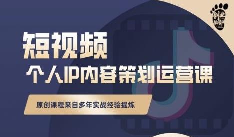 抖音短视频个人ip内容策划实操课，真正做到普通人也能实行落地-绝版学习资料库