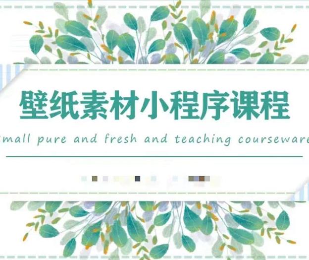 闪闪壁纸号运营教程，抓住图文风口，快速吸粉变现-绝版学习资料库