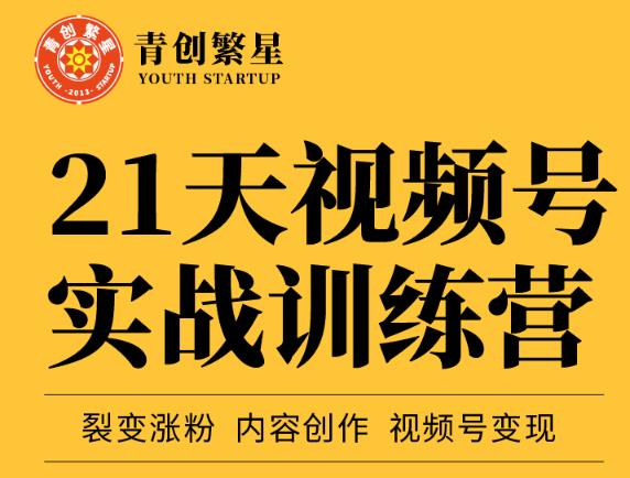 张萌21天视频号实战训练营，裂变涨粉、内容创作、视频号变现 价值298元-绝版学习资料库