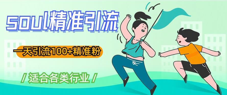soul精准引流系列课程，一天引流100+精准粉，适合各类行业-绝版学习资料库