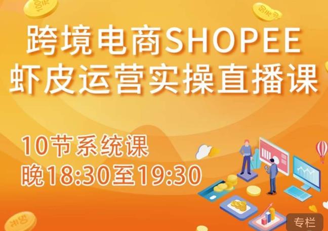 跨境电商Shopee虾皮运营实操直播课，从零开始学，入门到精通（10节系统课）-绝版学习资料库