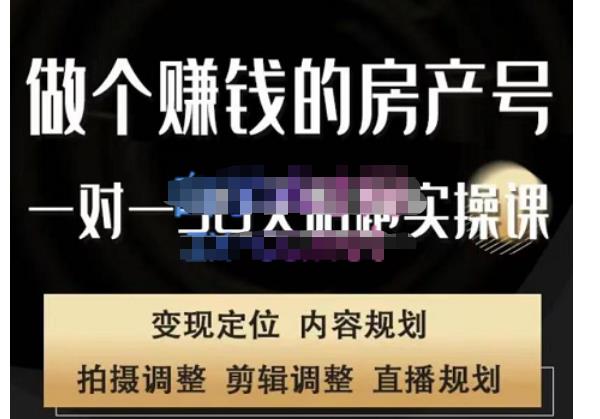 刘广标·同城房产号线上陪跑课，拍摄、剪辑、写文案、直播，做一个具有潜力价值的房产号-绝版学习资料库