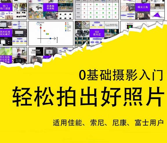 0基础摄影入门，轻松拍出好照片（适用佳能、索尼、尼康、富士用户）-绝版学习资料库