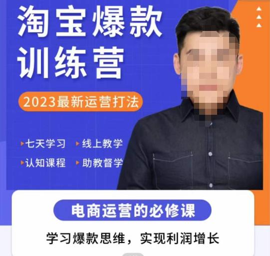 爱上黄昏·淘宝爆款训练营，2023最新运营打法，学习爆款思维，实现利润增长-绝版学习资料库